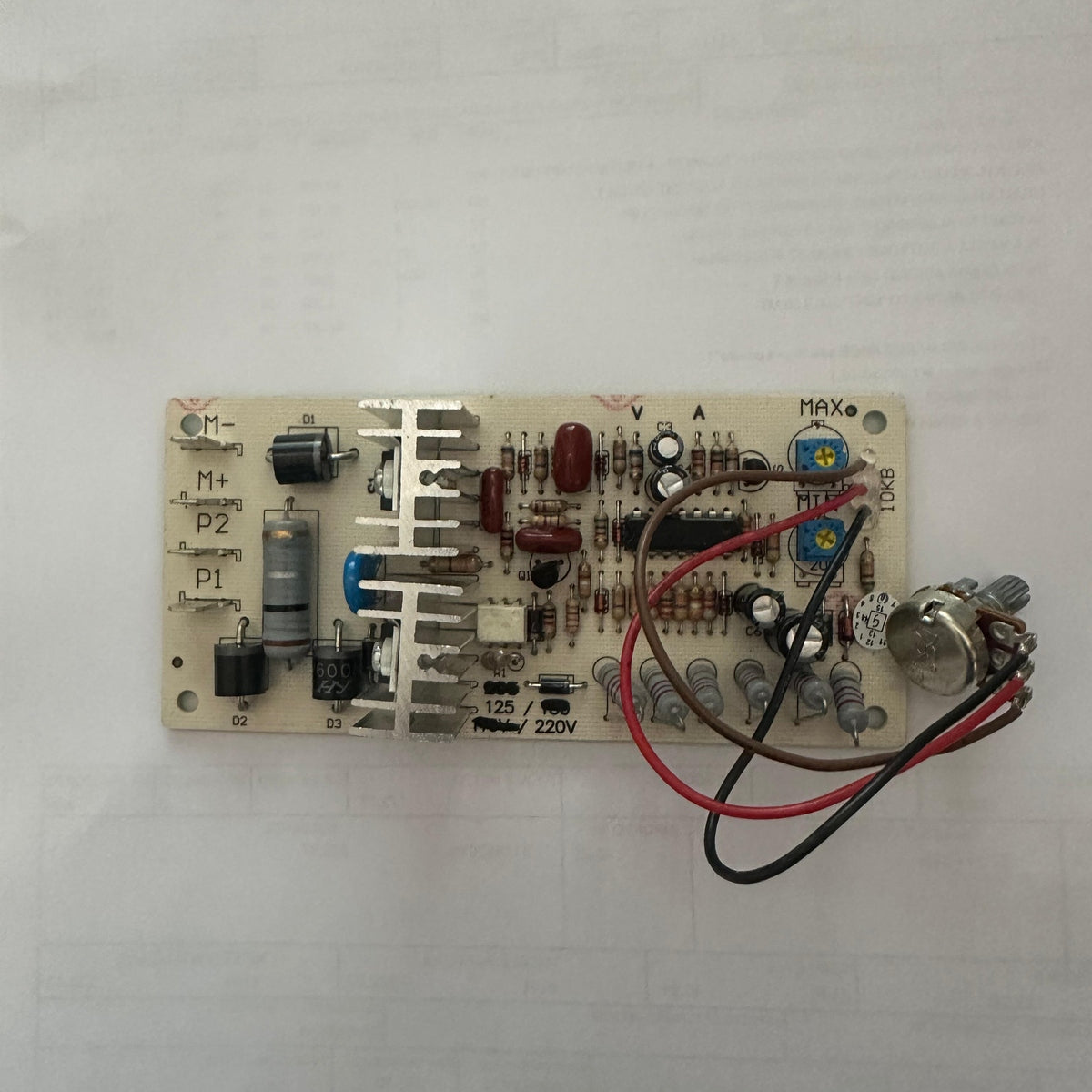 Scheda elettronica per segatrice a nastro Nebes TM125